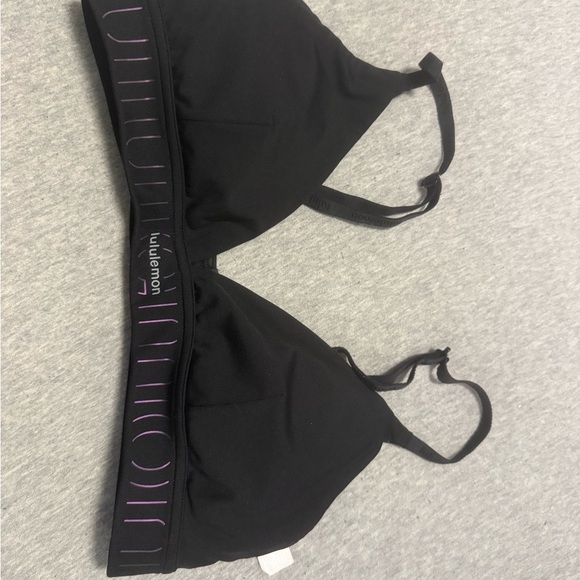 lululemon athletica Black and Purple Sports Bra - Picture 4 of 4